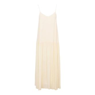 Suncoo Maxi Dresses, female, Beige, Size: M Carlota Robe