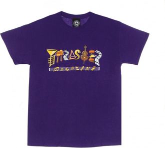 Thrasher Fillmore Logo Tee - Paars Streetwear - Heren - T-shirts - Paars - S - Tops