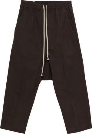 Rick Owens Pantaloni sportivi crop - Marrone