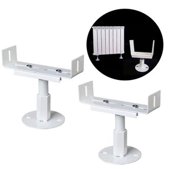 OEM Patas De Radiador Tradicionales, Altura Ajustable, Base De Acero, Soporte De Suelo, Soportes De Columna Para Radiadores, Altura Libre Al Suelo De 18-2