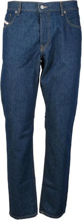 Diesel Straight Jeans, male, Blue, Size: W31 Classic Cotton Jeans