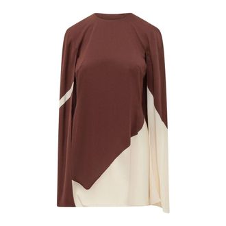 Alberta Ferretti Alberta Ferretti, Short Dresses, female, Multicolor, Size: L Abito Twill Stampato