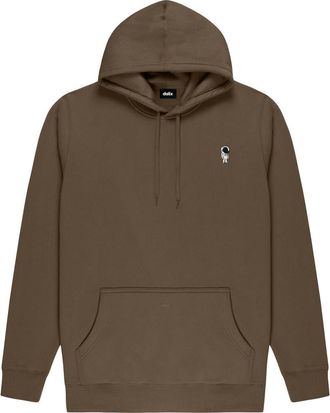 Dalix Astronaut Midweight Fleece Classic Hooded Sweatshirt in Walnut at Nordstrom, Size Xx-Large