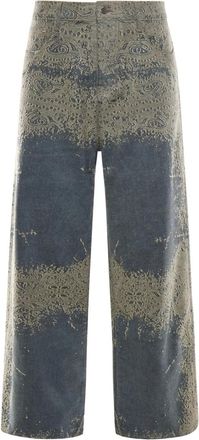 Amiri paisley pattern jeans - men - Fabric - 32 - Blue