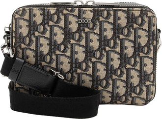 Dior Oblique Double Zip Pouch (Authentic Pre-Loved)