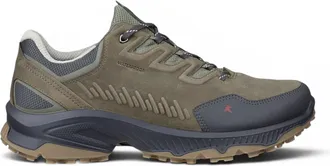 Ecco Ecco Mens Green Leather Waterproof Hiking Trainer Sneaker Shoes - Receptor XP