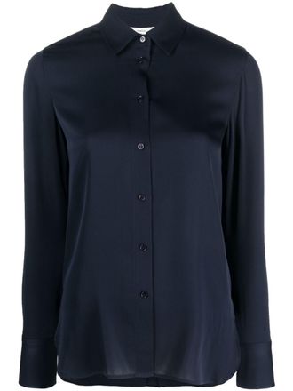Vince classic collar shirt - Blu