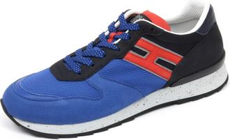 Hogan Rebel R261 - Heren - Sneakers - Blauw - 40 1/2 EU - Leer - Schoenen