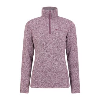 Mountain Warehouse Dames/Dames Idris Half Zip Fleece Top (Bourgondi&euml;)