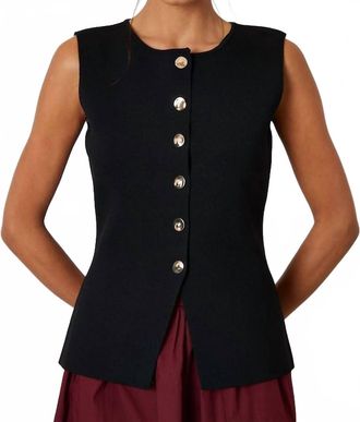 Hem & Thread City Blouse In Black