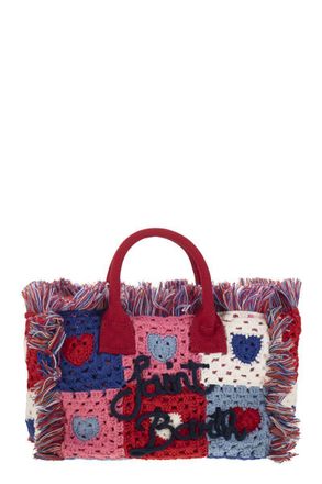 MC2 Saint Barth Colette Crochet - Handbag With Crochet Flower Patch
