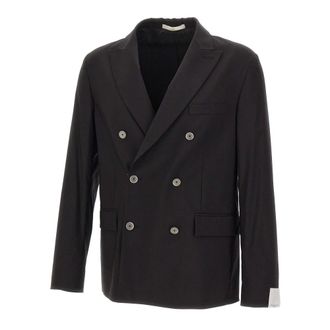 Paolo Pecora Blazers, male, Black, Size: XS Paolo Pecora Jackets Black