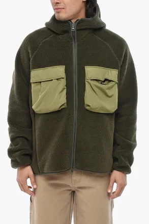 Woolrich TODD SNYDER Sherpa Jacket with Hood and Maxi Front Pockets Woolrich
