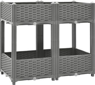 vidaXL Arriate Polipropileno 80x40x71 Cm Vidaxl