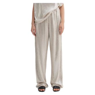 Ahlvar Mujer, Pantalones, Beige, Talla: S