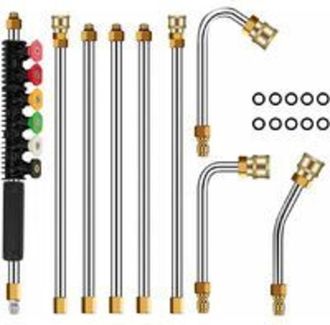 OEM Tige D Extension - Pour Nettoyeur Haute Pression - Telescopique 1,2 M A 2,4 M - 4000 Psi - 1 Unite