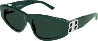 Balenciaga Stijlvolle Sneakers voor Dagelijks Gebruik - unisex - Zonnebrillen - Groen - 53 MM - Accessoires