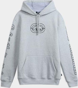 Ecko Core Puff Chainstitch Hoodie in Grey Heather at Nordstrom, Size Medium