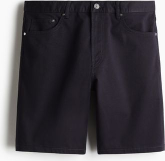 H&M 5-Pocket-Shorts aus Twill in Regular Fit - Blue
