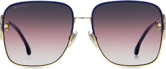 Etro Occhiali da sole con motivo paisley - Oro