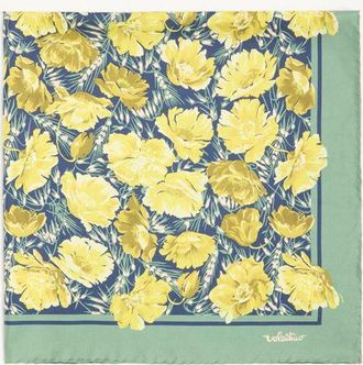 Valentino Garavani Foulard Apres lHiver Poppies in seta Donna VERDE/MULTICOLOR UNI
