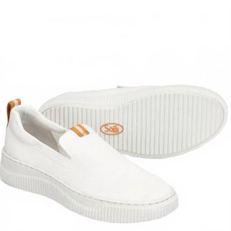 S&ouml;fft Womens Frayda Slip-On Sneakers In White