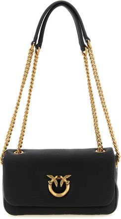 Pinko Black Love Birds Shoulder Bag