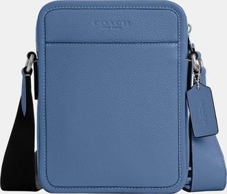Coach Mens Sullivan Crossbody Bag - Dark Blue Leather - One Size