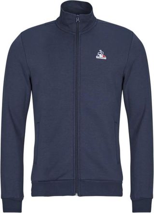 Le Coq Sportif Blauwe Zip-Through Jas Essentials Collectie - Heren - Vesten met rits - Blauw - S - Hoodies & sweatvesten