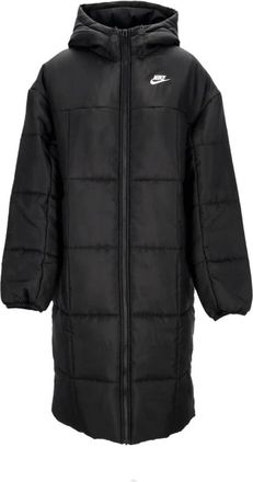 Nike Lange Dons Parka Jas - Dames - Outdoorjassen - Zwart - L - Polyester - Fitness