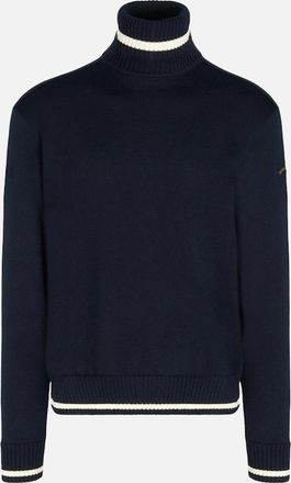 Paul & Shark Paul & Shark Mens Soft Touch Neck Sweater Navy - Size: 44
