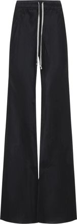 Rick Owens Drawstring Bias Broek - Dames - Wijde Broeken - Zwart - S - Broeken
