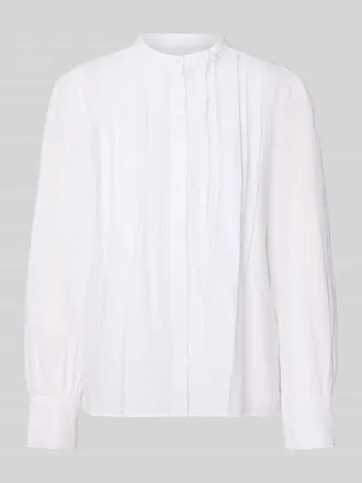 Marc O'Polo Regular Fit Langarmbluse aus reinem Leinen in Weiss, Gr&ouml;&szlig;e 34