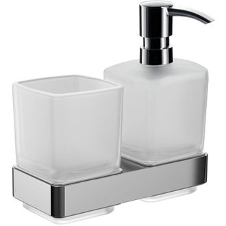 Emco Emco - Portavasos Y Dispensador De Jab&oacute;n L&iacute;quido Loft, Modelo De