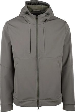 Paul & Shark Military Green Polyester Softshell Jacket