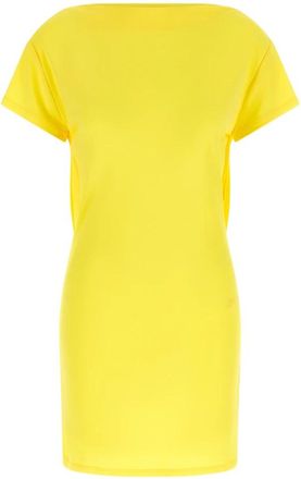 Jacquemus La Robe Mistral Minidress - Dames - Korte kleedjes - Geel - M - Kleedjes