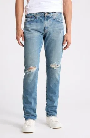 AG - Adriano Goldschmied Mens Tellis Slim Fit Jeans in 18 Years Geronimo Painted at Nordstrom Rack, Size 33 X 33