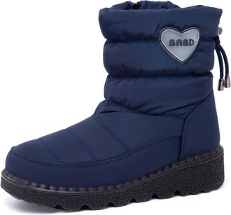 Generic Sobzia Waterproof Boots for Women Uk Walking High Thermal Comfortable Winter Shoes for Men Snow Boots Fur Lined Anti-Slip Trekking Hiking Warm Thermab