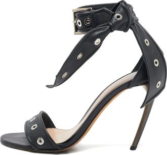 Alexander McQueen Sandali Lana Razor 95mm - Nero