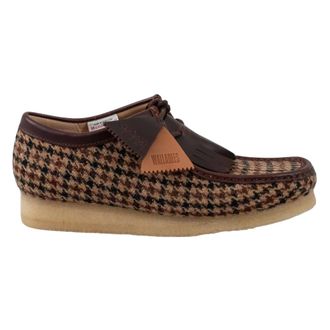 Clarks Schoenen, Heren, Bruin, 45 EU, Tweed, Wallabee Harris Tweed