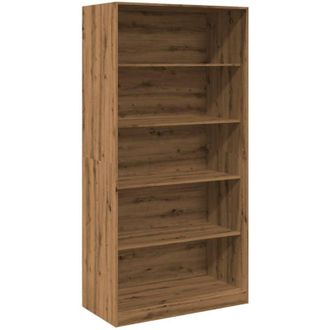 vidaXL Armario De Madera De Ingenier&iacute;a Roble Artesanal 100x50x200 Cm Vidaxl