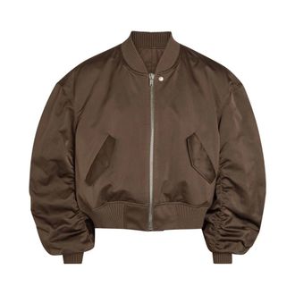 Rick Owens Secchia Flight Bomber - female - Rick Owens - Bomber Jackets - Brown - XS - Jackets