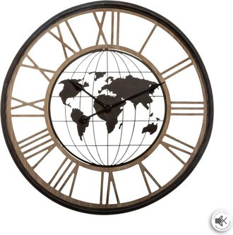 Atmosphera Atmosphera - Reloj monde - Metal D. 67 Cm Cr&eacute;ateur DInt&eacute;rieur