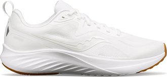 Saucony Mens Lancer 3 Sneaker, White/Gum, 8.5 UK