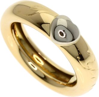 Tiffany & Co. Heart Yellow Gold (18K) White Gold (18K) Band Ring (Pre-Owned)