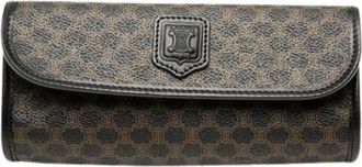 Celine Pre-owned Canvas Clutch - Dames - Vintage Clutch - Zwart - ONE Size - Vintage