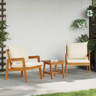 vidaXL Set bistrot 3 pcs Marrone 45 x 45 x 38cm vidaXL