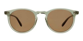 Garrett Leight CARLTON SUN JUN/MAG Mens Sunglasses Green Size 47