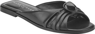 Marc Fisher Dalani Slide Sandal in Black at Nordstrom, Size 9.5