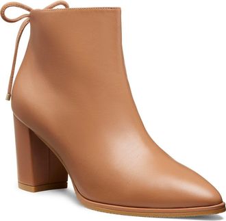 Stuart Weitzman Gardiner Block Heel Boot in Tan at Nordstrom Rack, Size 12